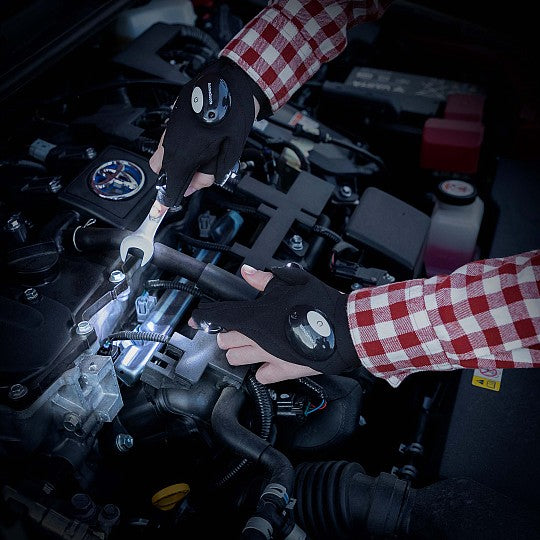 GUANTES CON LUZ LED 🧤🔦