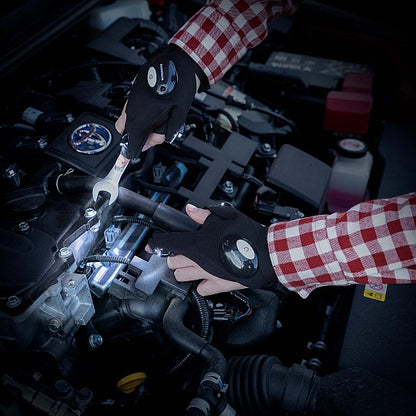 GUANTES CON LUZ LED 🧤🔦