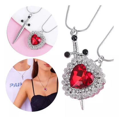 COLLAR PAREJA: ESPADA + CORAZÓN ❤️‍🔥⚔️