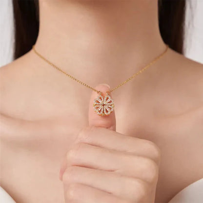 COLLAR TREBOL DE 4 CORAZONES 🖤🍀